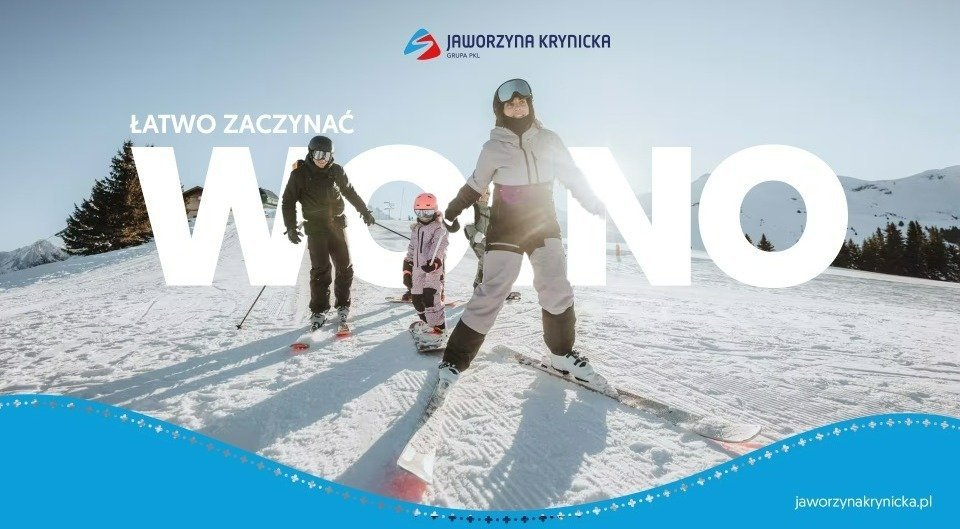 Zimą na Jaworzynie Krynickiej wolno więcej. Wolno, szybko – jak kto lubi!