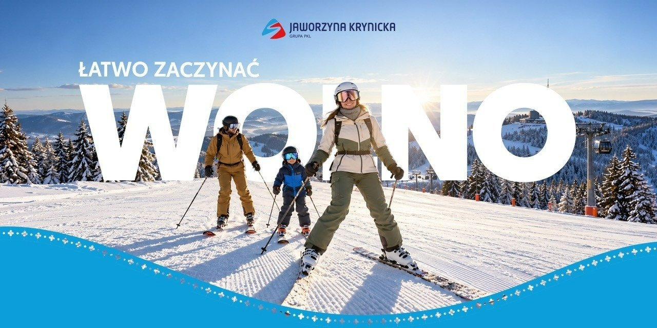 Zimą na Jaworzynie Krynickiej wolno więcej. Wolno, szybko – jak kto lubi!