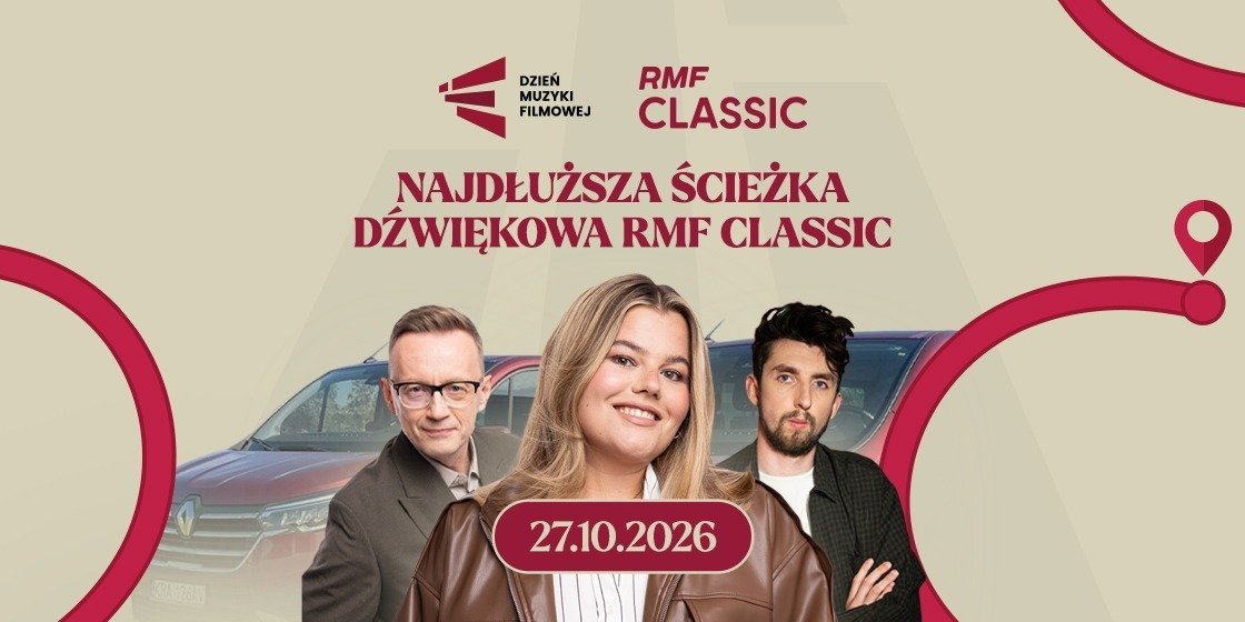 To już jutro! RMF Classic rusza przez Polskę z muzyką filmową. Sprawdź, gdzie spotkać ekipę stacji!