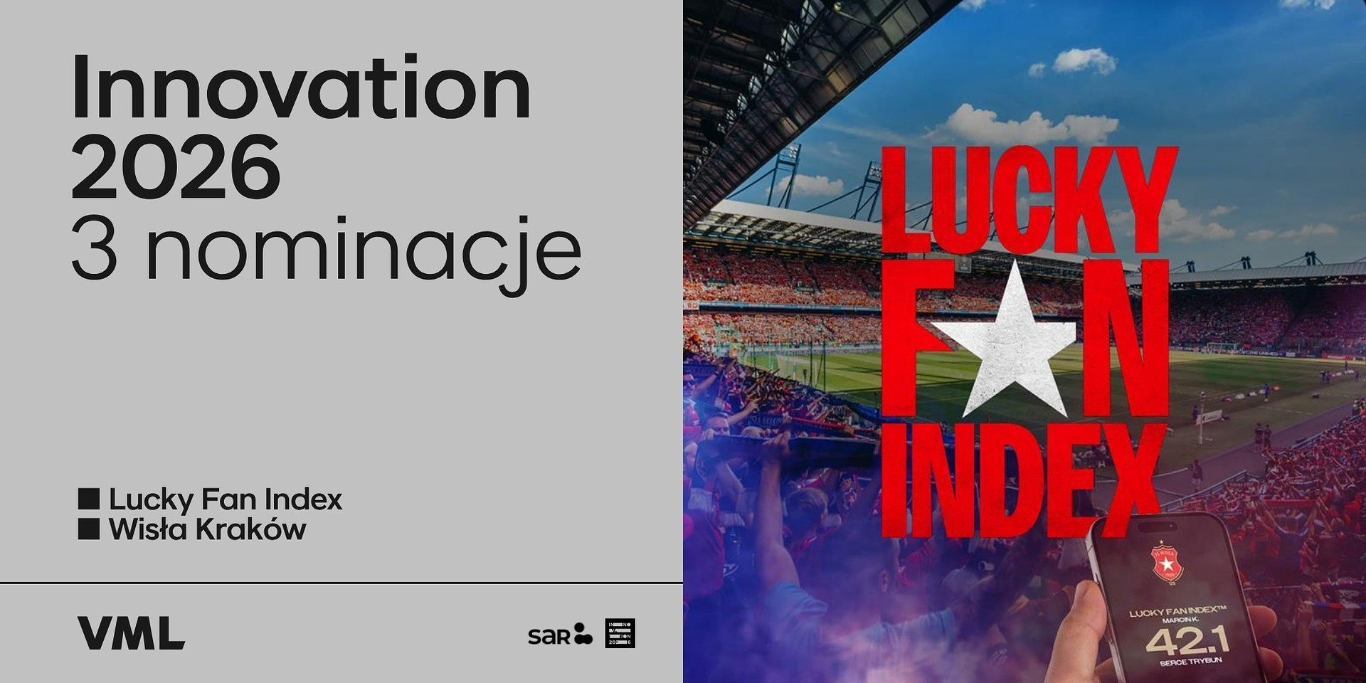 3 nominacje Innovation dla Lucky Fan Index