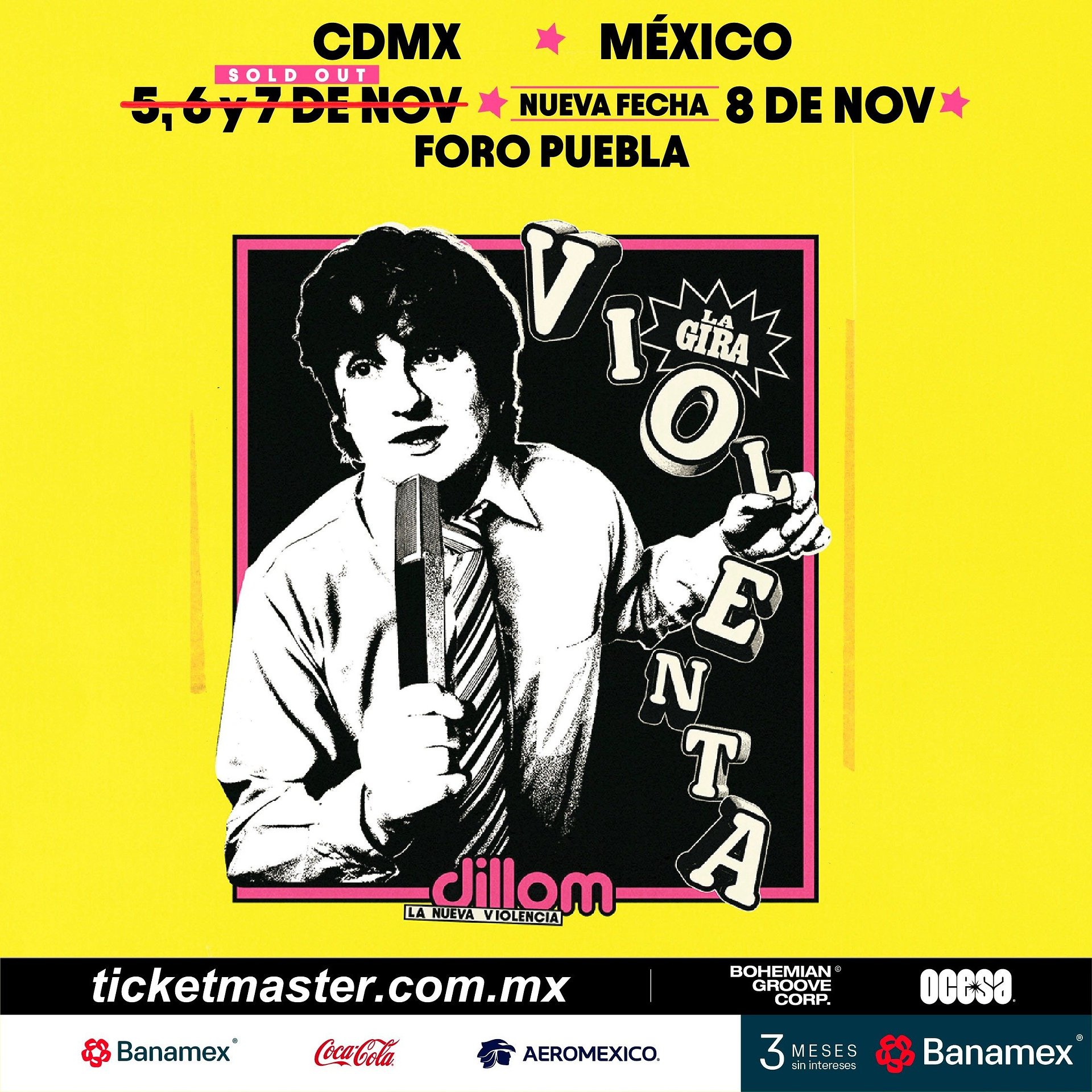 Dillom ofrecerá cuatro conciertos en Ciudad de México