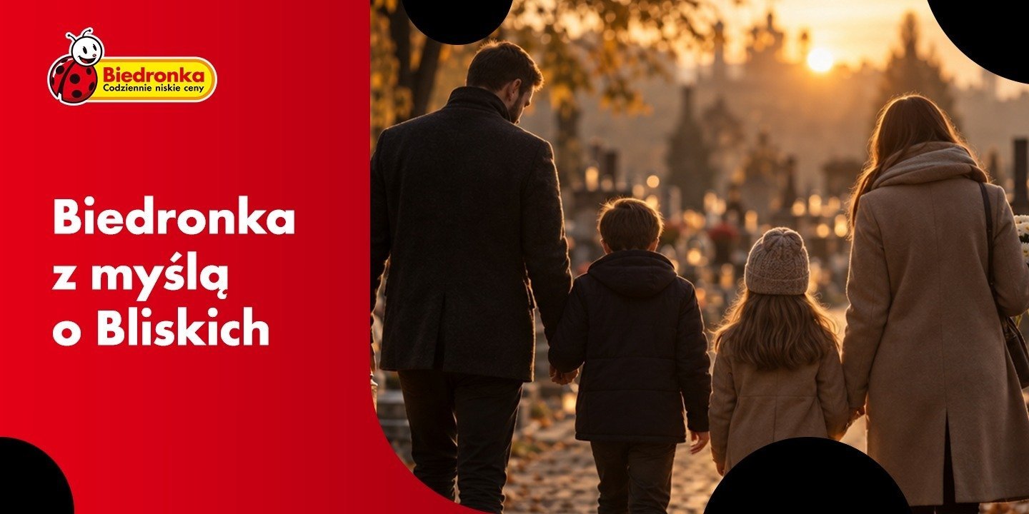 Biedronka z myślą o Bliskich - specjalna oferta na Wszystkich Świętych