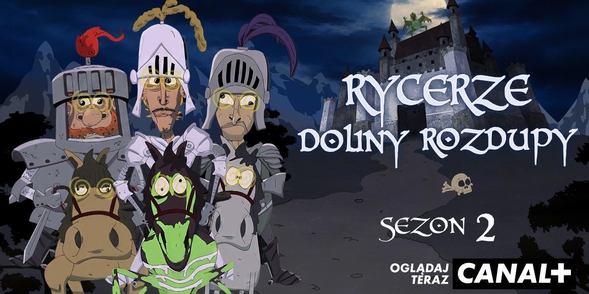 Kolejna część drugiego sezonu przygód „Rycerzy Doliny Rozdupy” już dziś w CANAL+