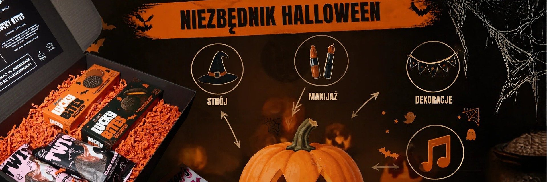 Halloween w słodkim wydaniu. Poznaj Niezbędnik Halloween.