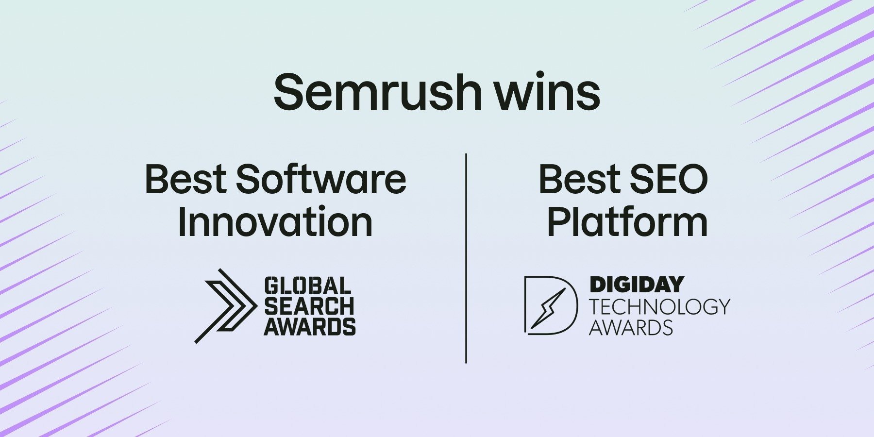 Semrush Wins Best Software Innovation and Best SEO Platform at Global Industry Awards