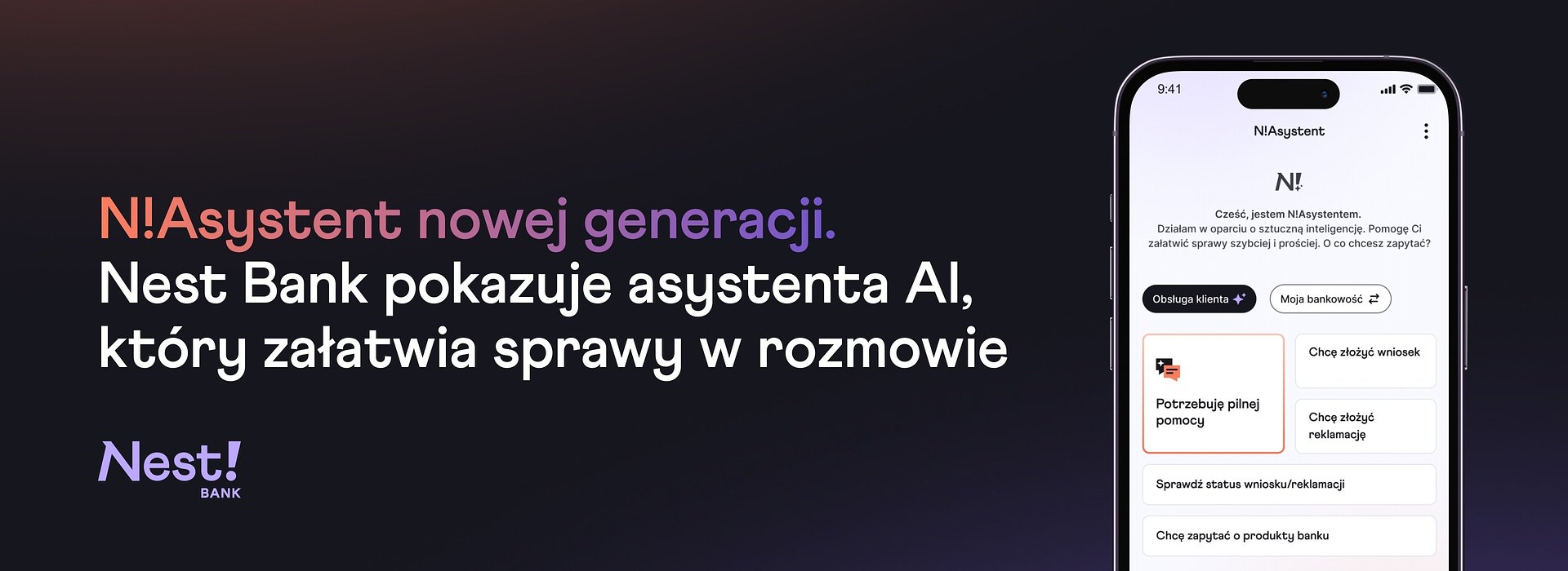 50% obsługi klienta prowadzi AI. Nest Bank i N!Asystent 2.0