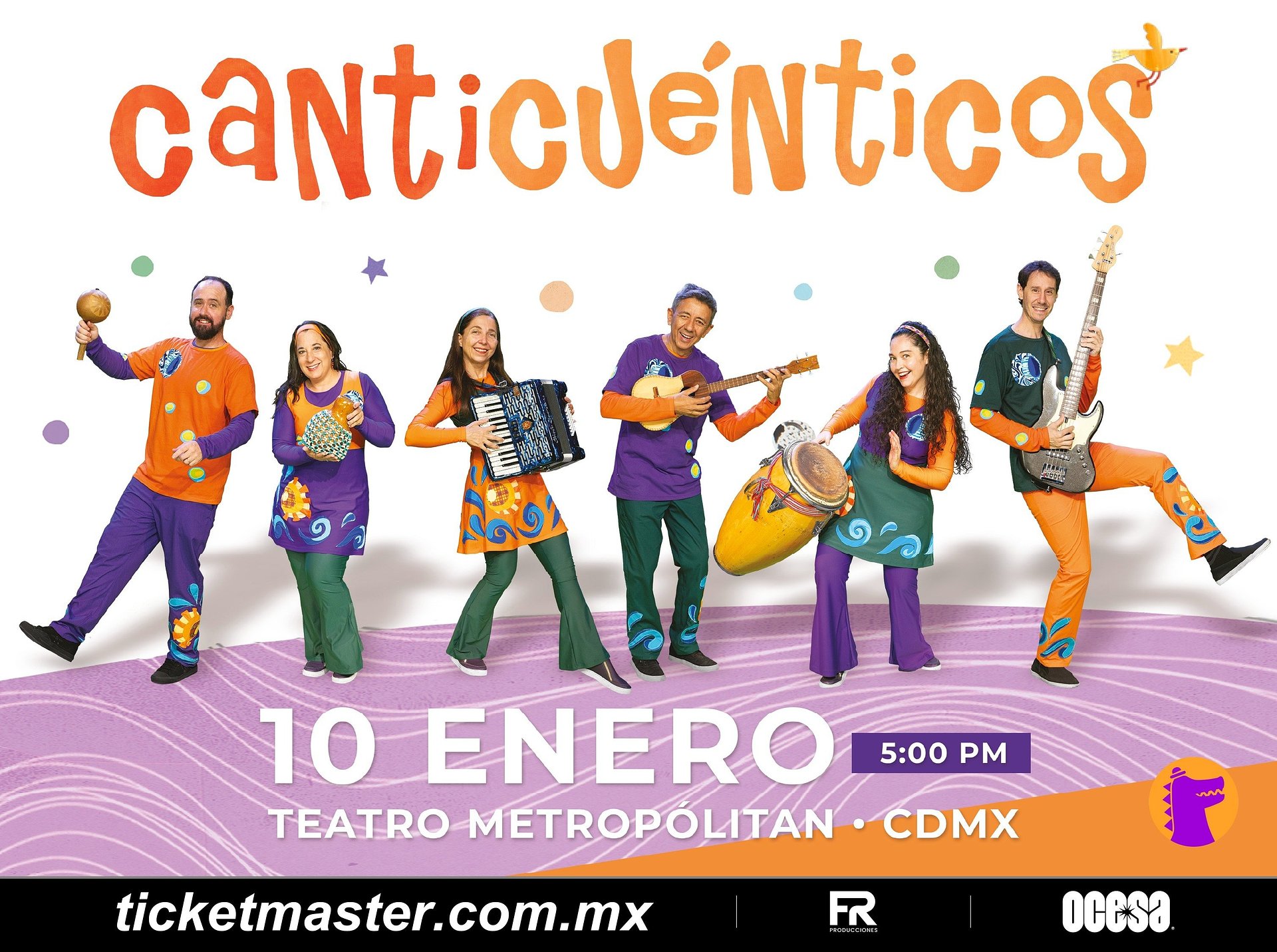 !A cantar, jugar e imaginar! Canticuénticos llegará a México