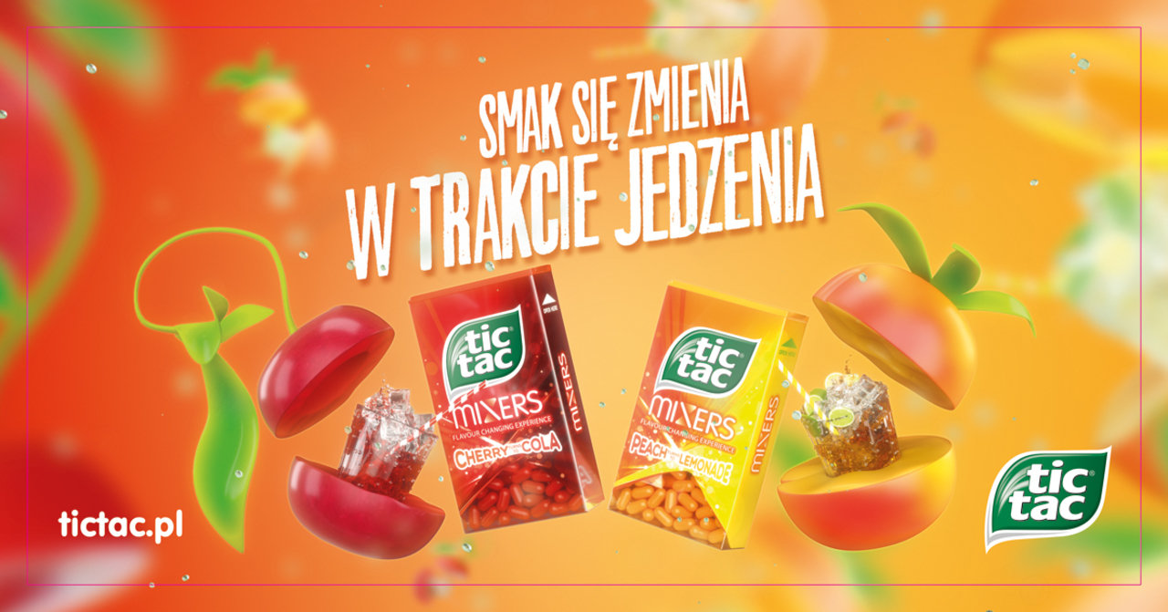 Ferrero wprowadza na polski rynek nowy wariant drażetek Tic Tac – Tic Tac Mixers