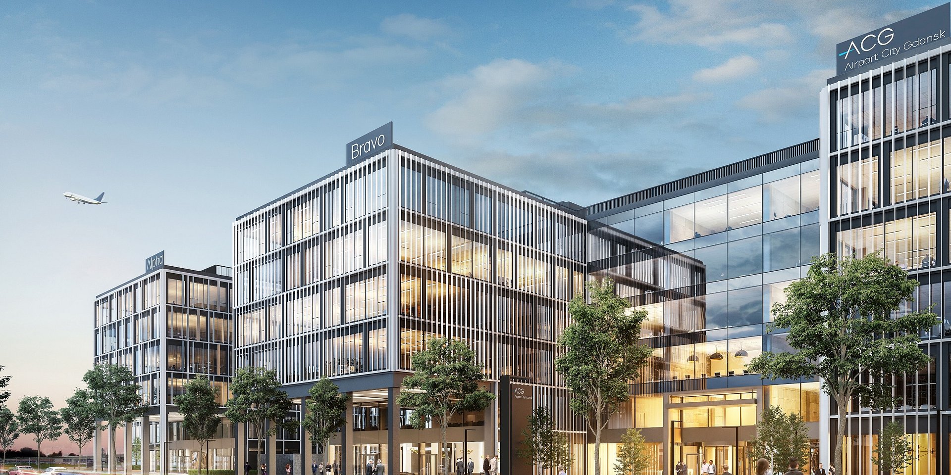 Umowa na budowę biurowca Alpha w ramach Airport City Gdańsk podpisana
