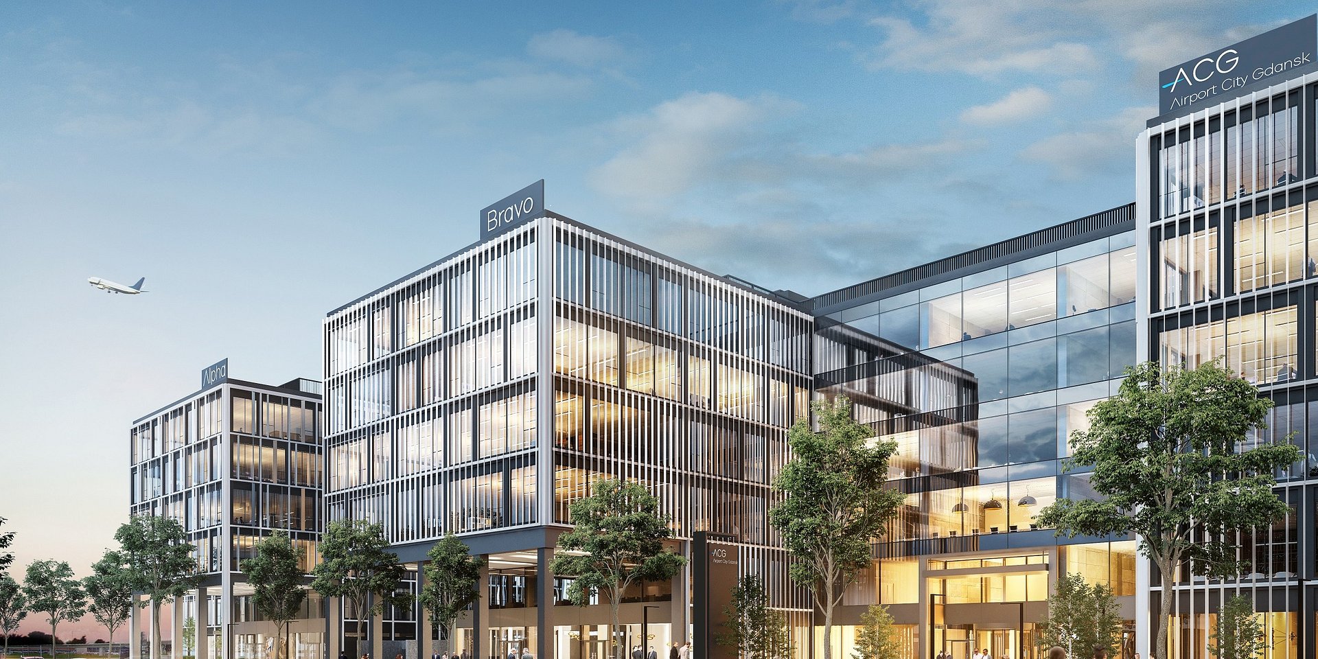 Contract awarded for construction of Alpha building at Airport City Gdańsk